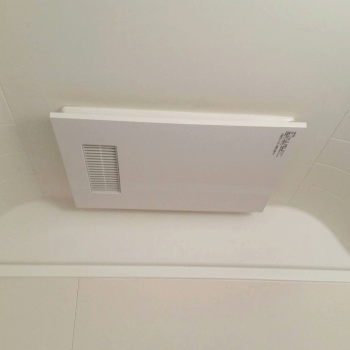 浴室暖房換気乾燥機取付工事　after