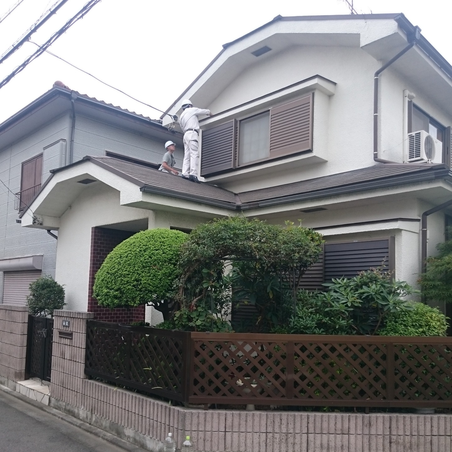 外壁・屋根塗装工事　before
