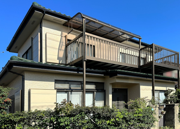 金属屋根葺き替え工事　after
