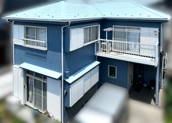 金属屋根葺き替え工事　after