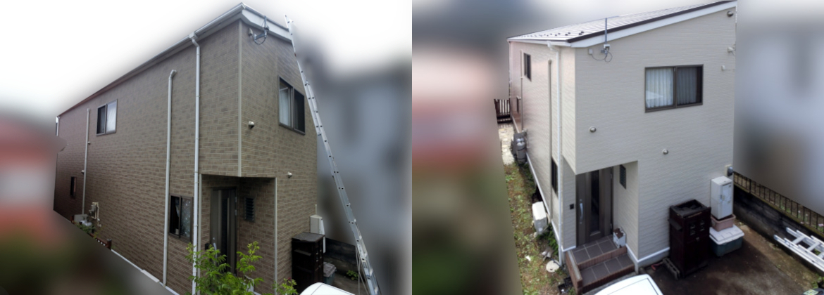 相模原市緑区  石井様邸　外壁塗装・屋根カバー・ベランダ防水