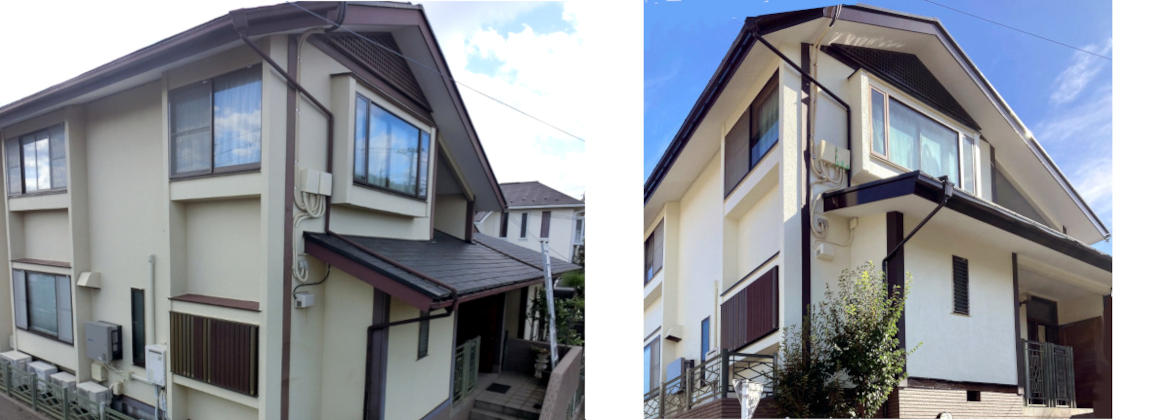 町田市小川  K様邸　外壁屋根塗装・その他工事