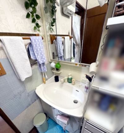 洗面改修工事　before