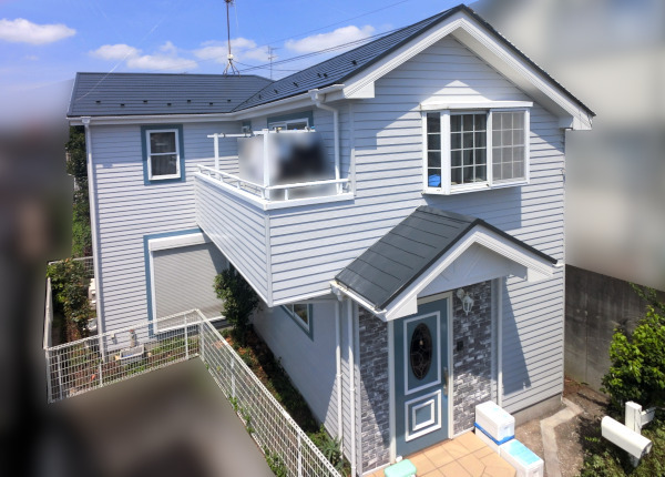 金属屋根葺き替え工事　after