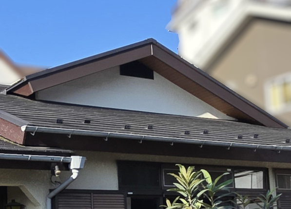 金属屋根葺き替え工事 after