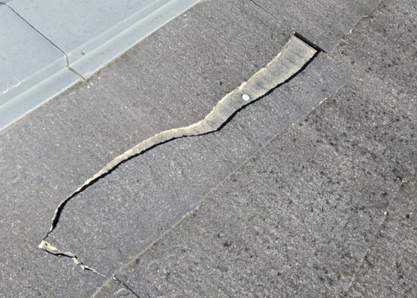 金属屋根葺き替え工事 before