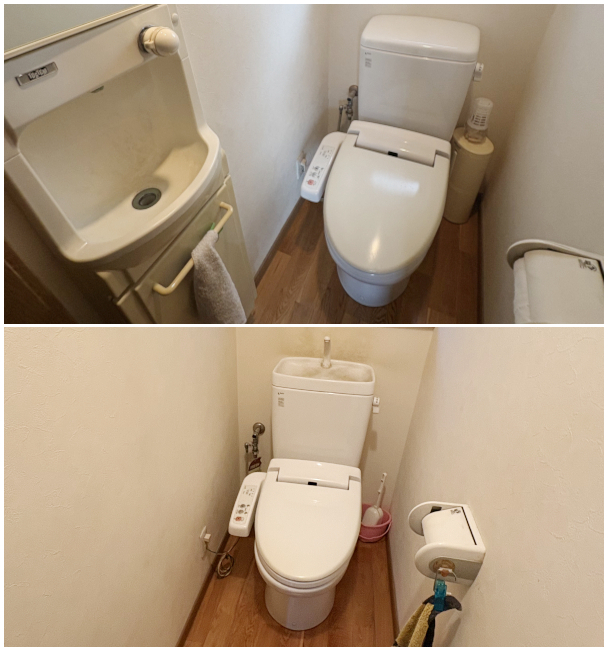 トイレ工事　before