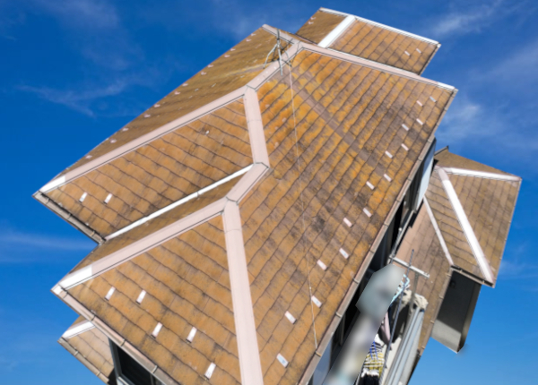 金属屋根葺き替え工事 before