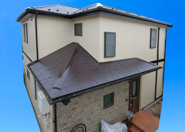 金属屋根葺き替え工事　after