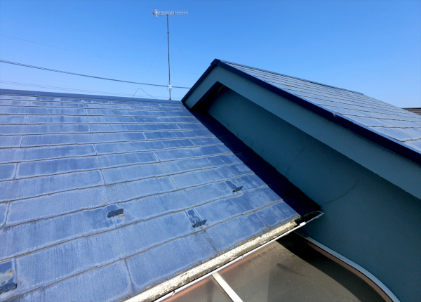 金属屋根葺き替え工事　before