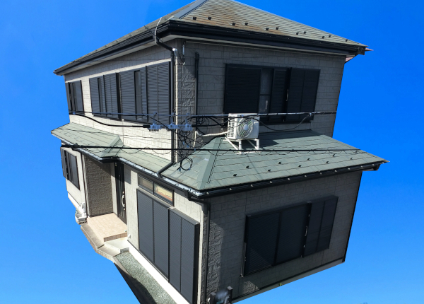 金属屋根葺き替え工事　before