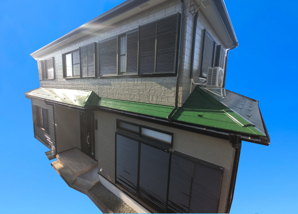 金属屋根葺き替え工事　after