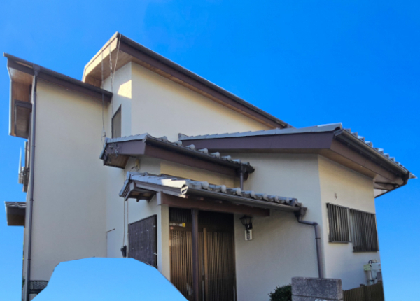 金属屋根葺き替え工事　before