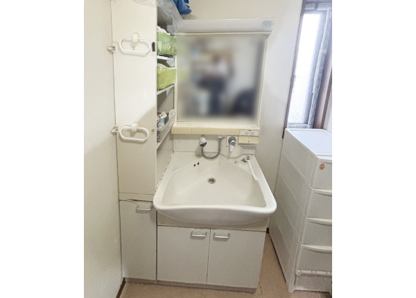 洗面改修工事　before