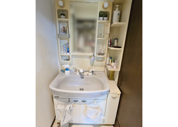 洗面改修工事　before