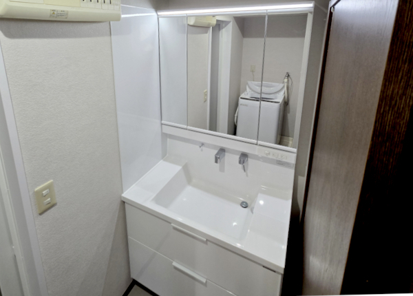 洗面改修工事　after