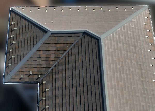 金属屋根葺き替え工事　before